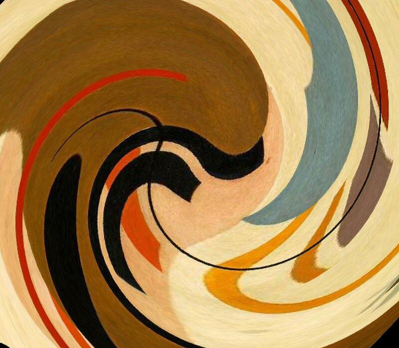 Abstract swirling pattern