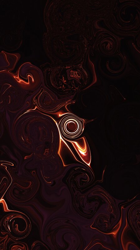 Abstract Swirling Pattern — Black, Dramatic