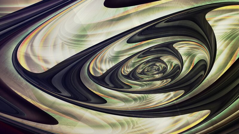 Abstract Swirling Pattern — Black, Dynamic