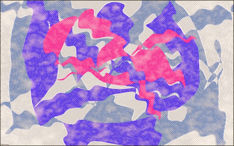 Abstract Swirling Pattern — Pink, Dynamic