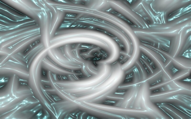 Abstract Swirling Pattern — White