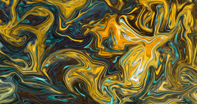 Abstract Swirling Pattern — Yellow, Dynamic