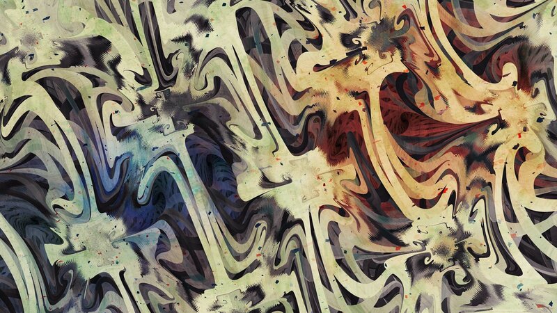 Abstract Swirling Patterns — Beige
