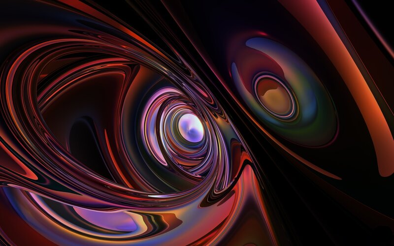 Abstract swirling vortex