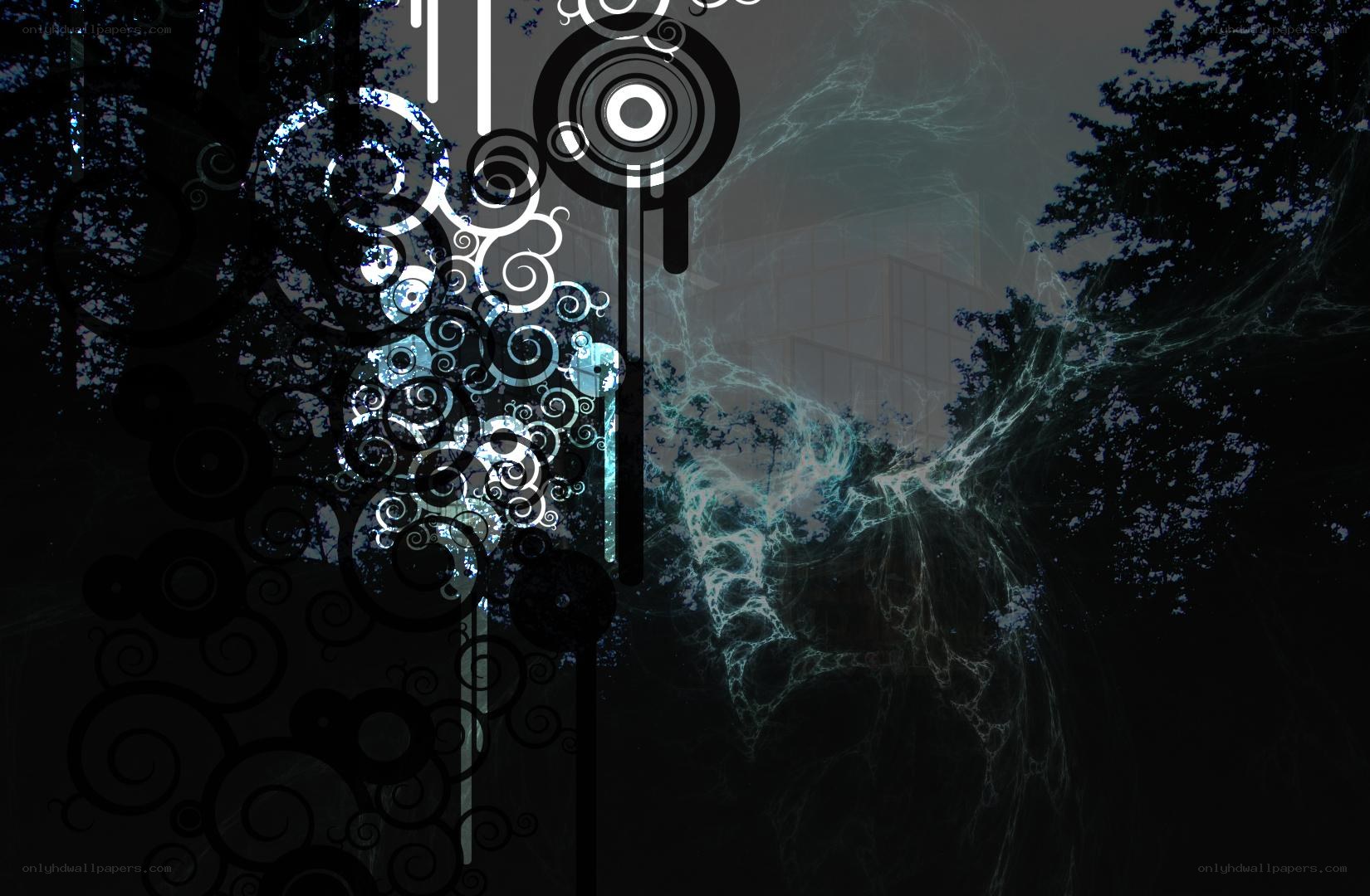 abstract swirls and light effects