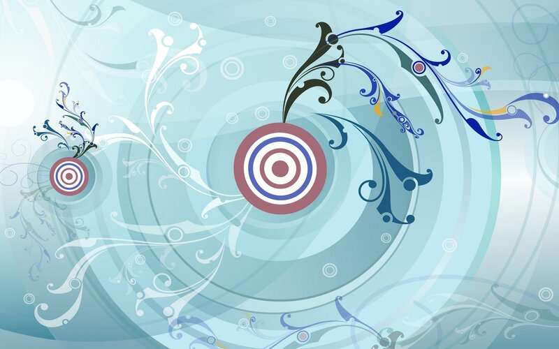 Abstract Swirls and Targets
