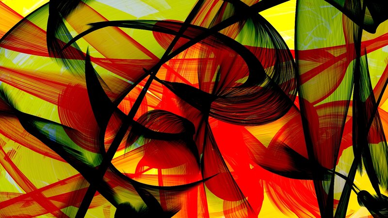 Abstract swirls of color