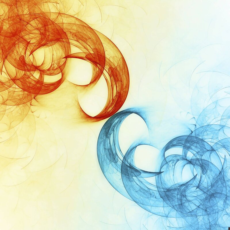 Abstract swirls of color