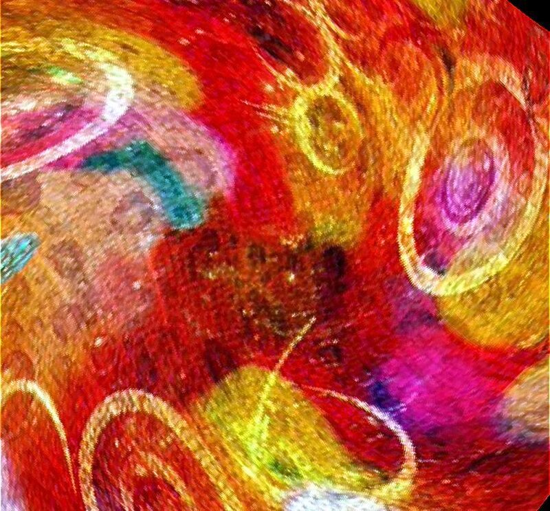 Abstract swirls of color