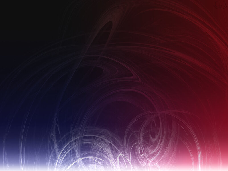 Abstract swirls of red and blue
