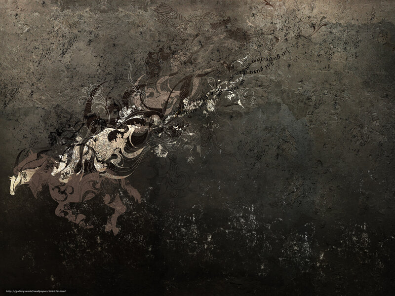 Abstract Swirls on Dark Background