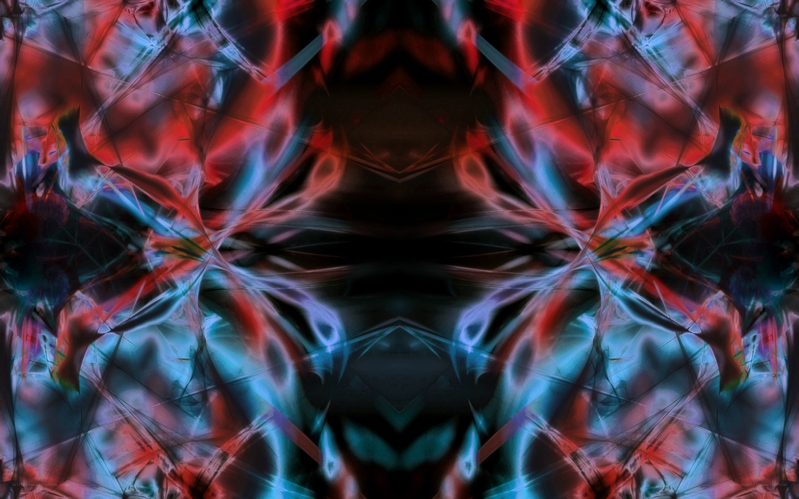 Abstract symmetrical digital art