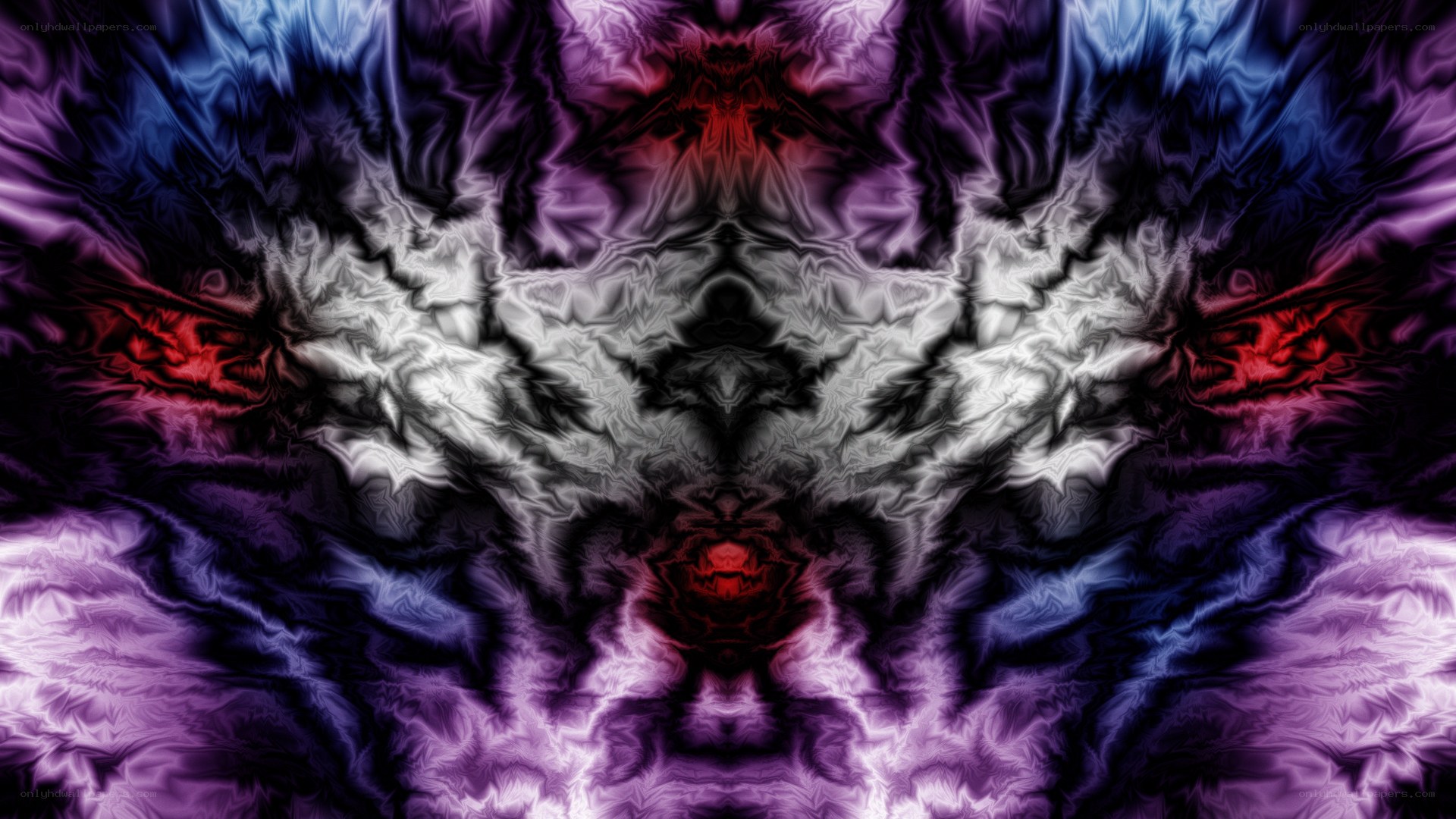 Abstract symmetrical digital art