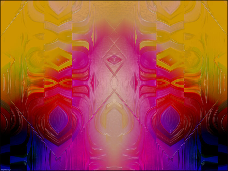 Abstract symmetrical pattern