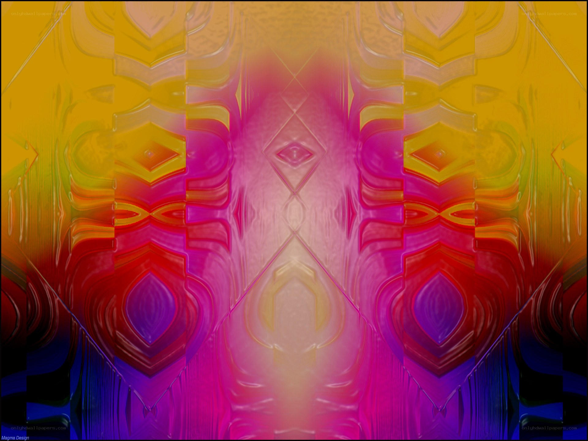 Abstract symmetrical pattern