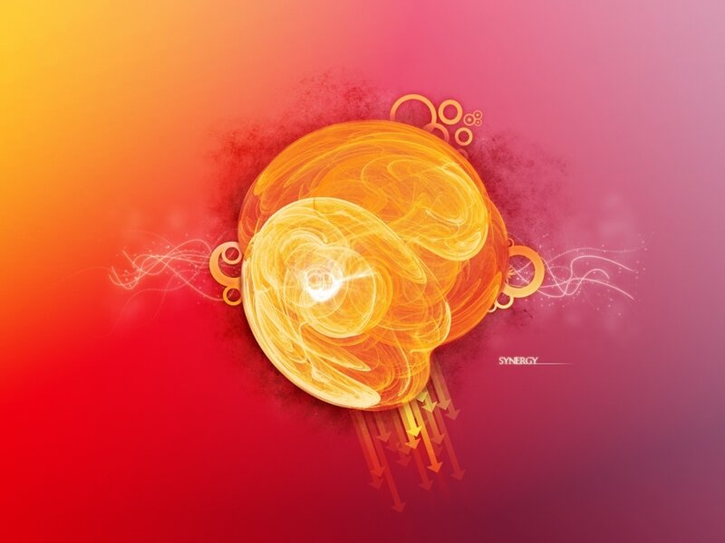 abstract synergy concept