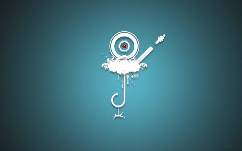 abstract target and figure design