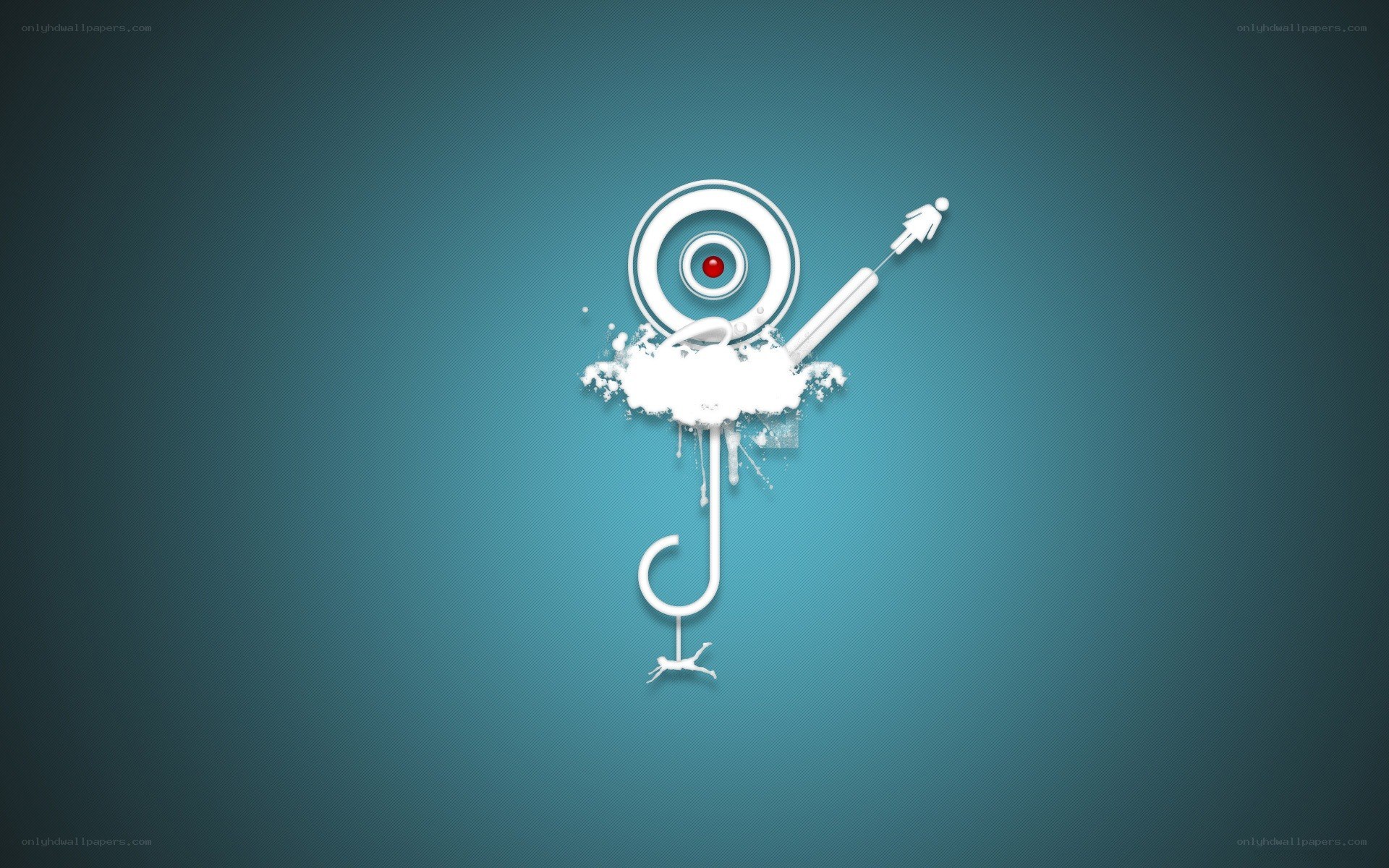 abstract target and figure design