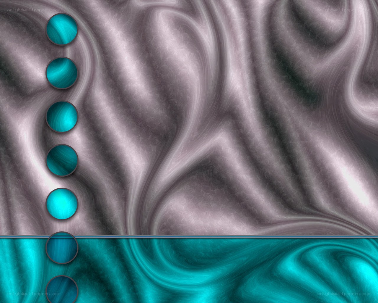 abstract teal and gray swirls
