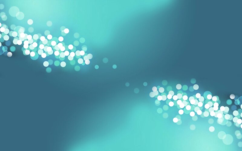 abstract teal bokeh lights