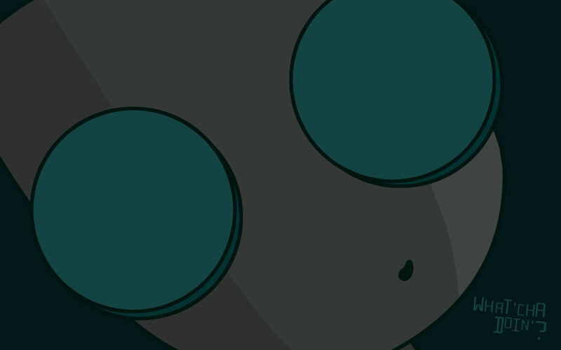 abstract teal circles