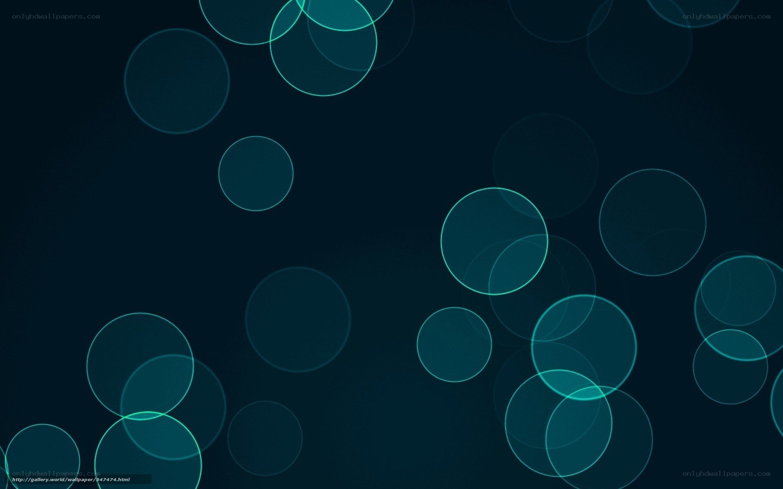 abstract teal circles background