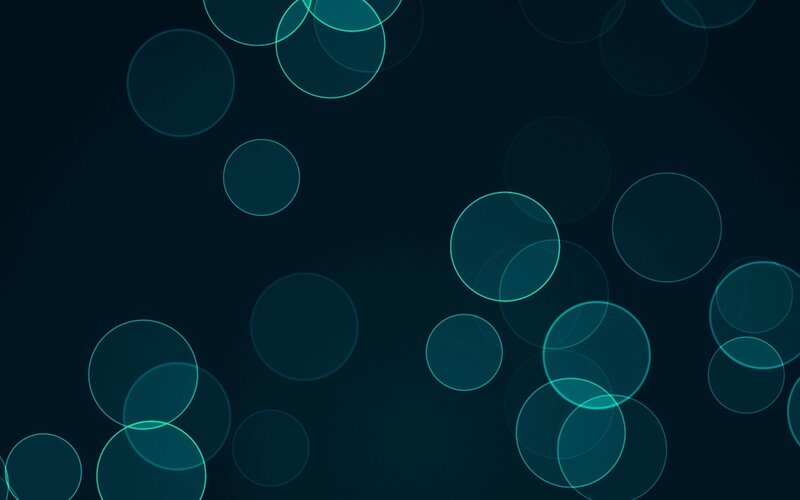 Abstract Teal Circles — Calm