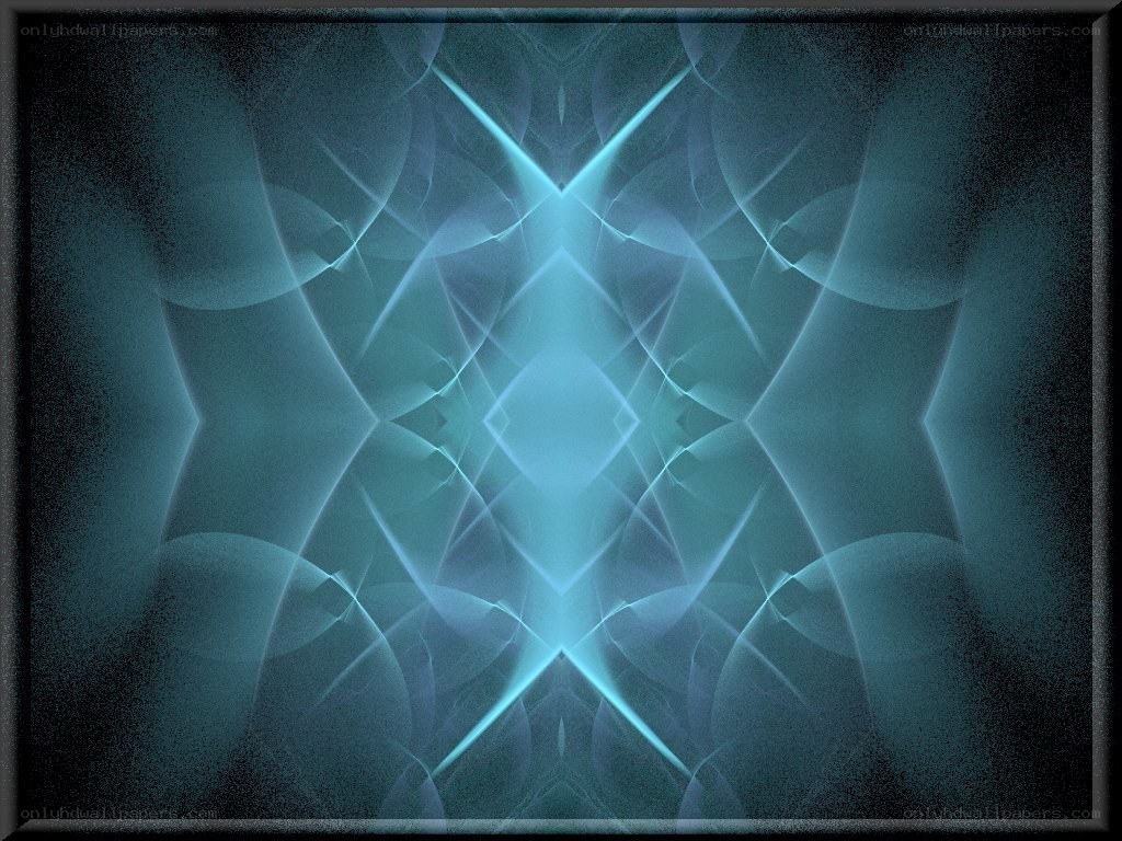 Abstract teal fractal pattern