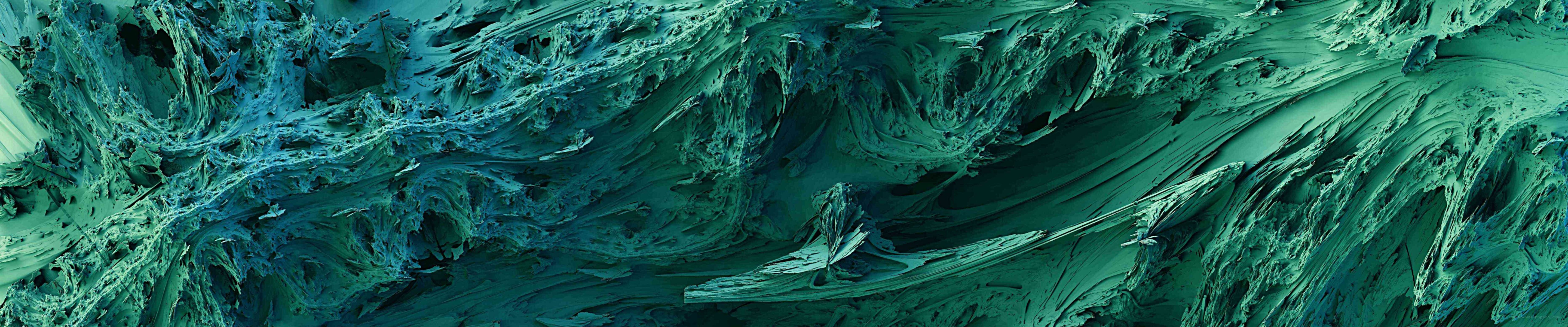 Abstract teal fractal texture