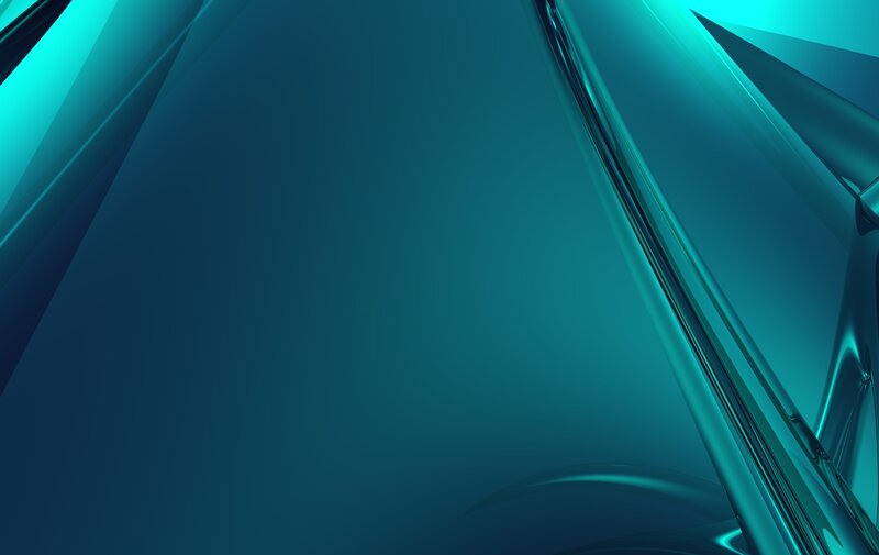 abstract teal geometric design