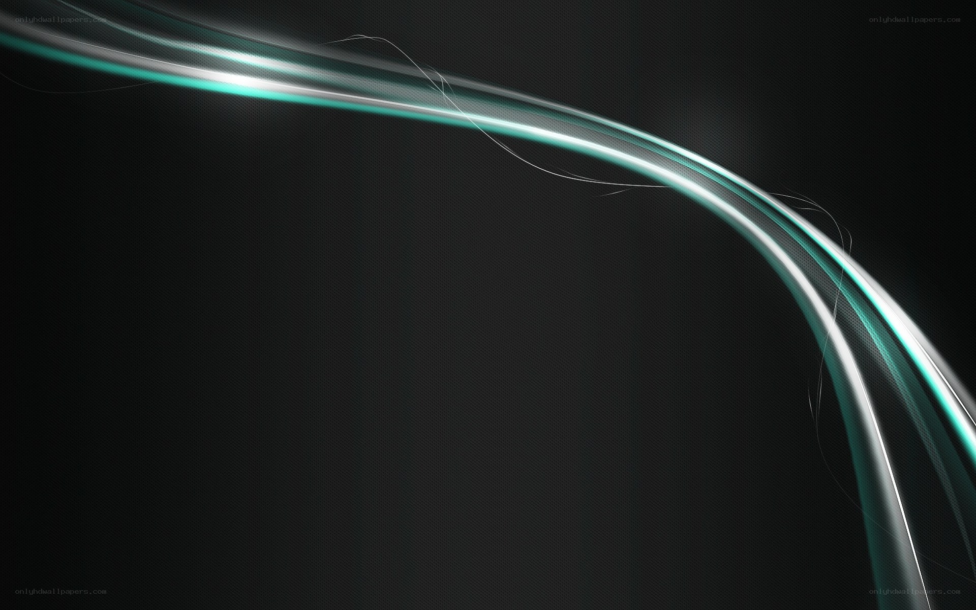 abstract teal light wave