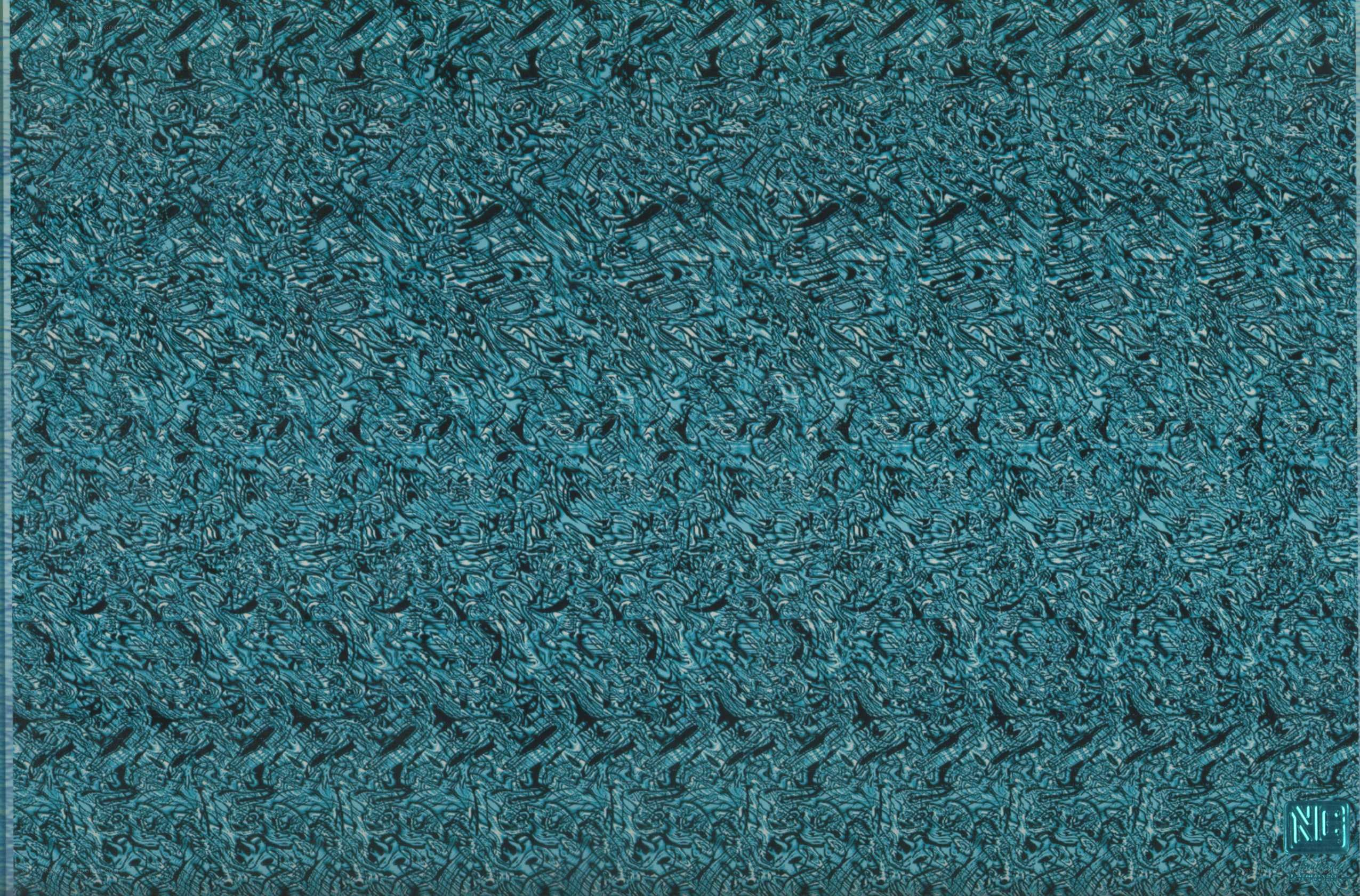 abstract teal pattern