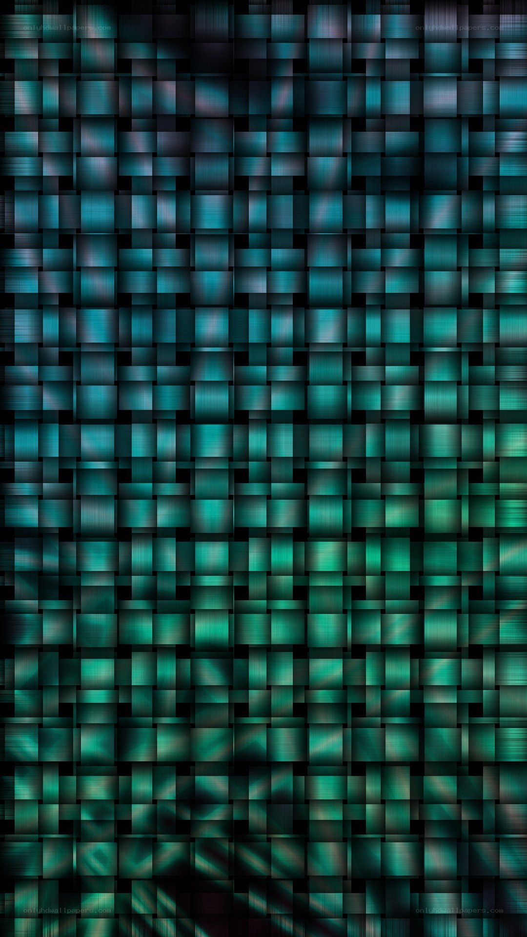 abstract teal tile pattern