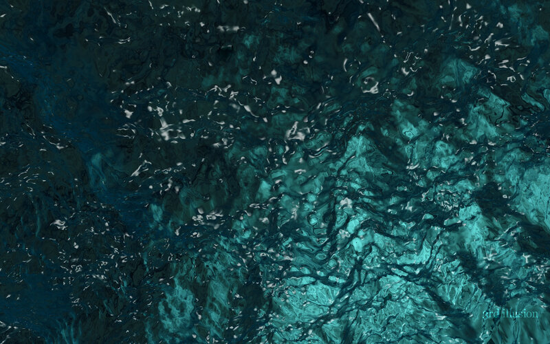 Abstract teal water texture