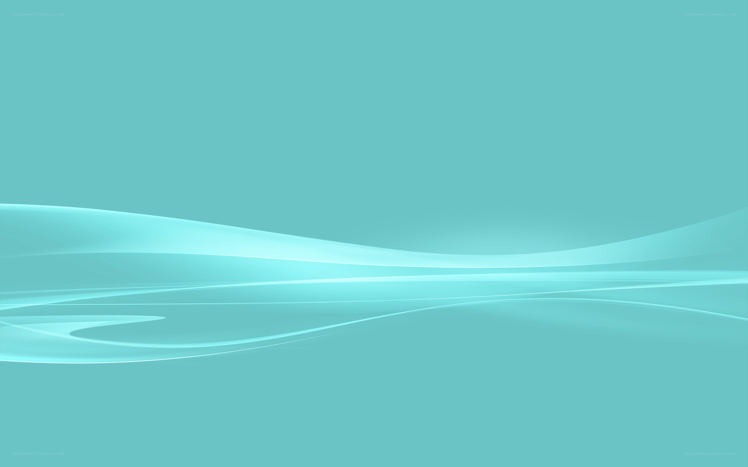 abstract teal wave design