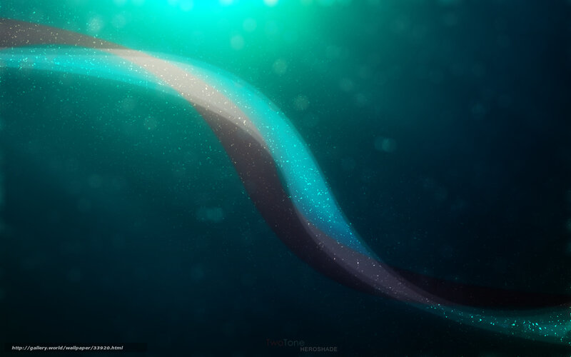 Abstract teal wave design