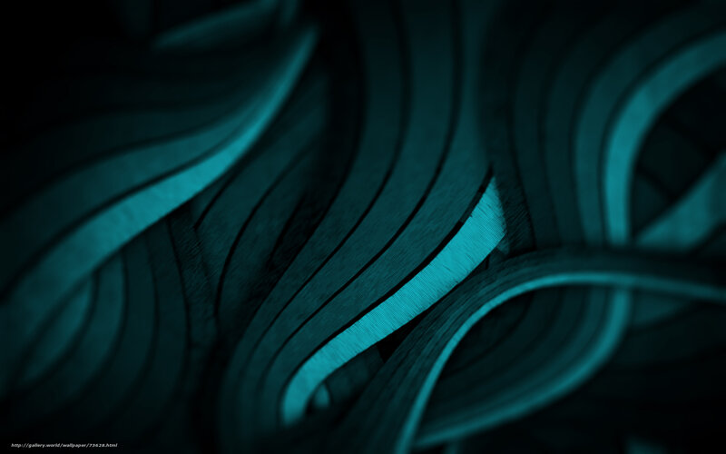 Abstract teal wave pattern