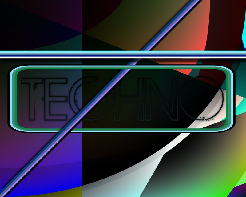 abstract techno graphic