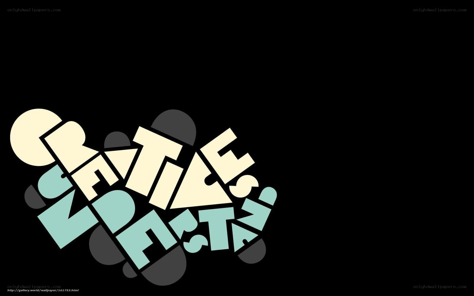 abstract text art on black