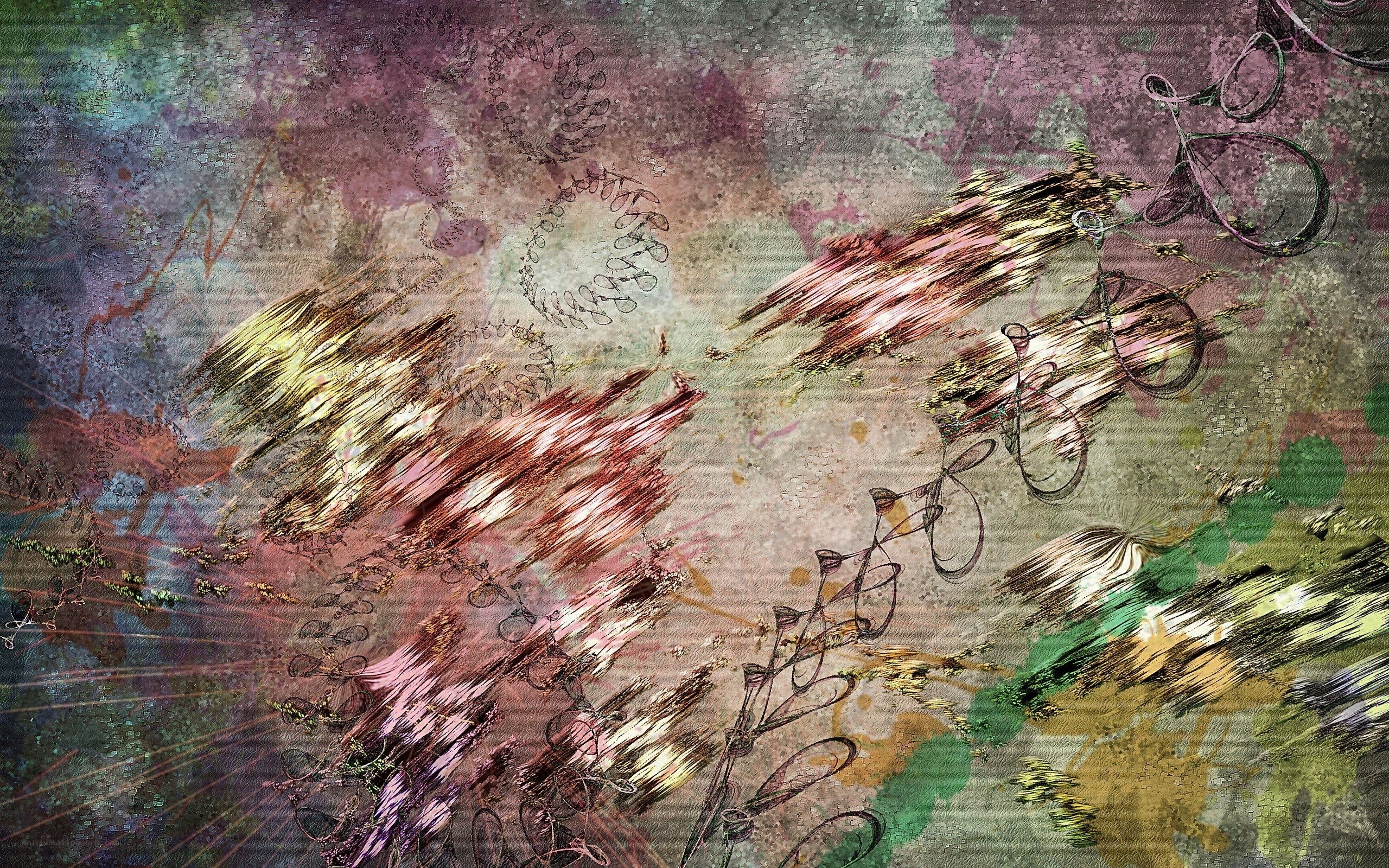 Abstract textured artwork