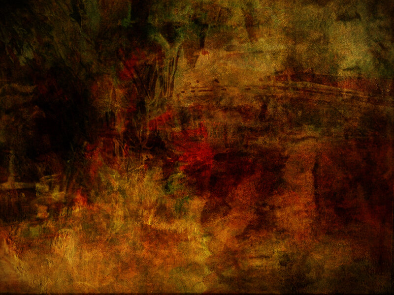 abstract textured landscape