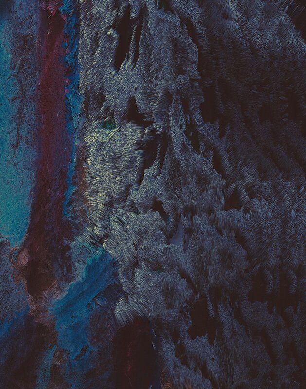 Abstract Textured Surface — Blue, Dark