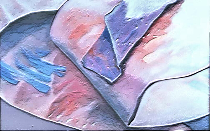 Abstract Textured Surface — Blue