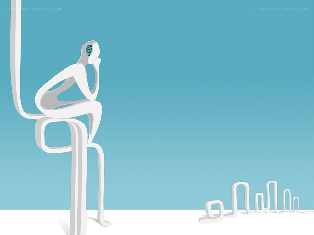 abstract thinker sculpture