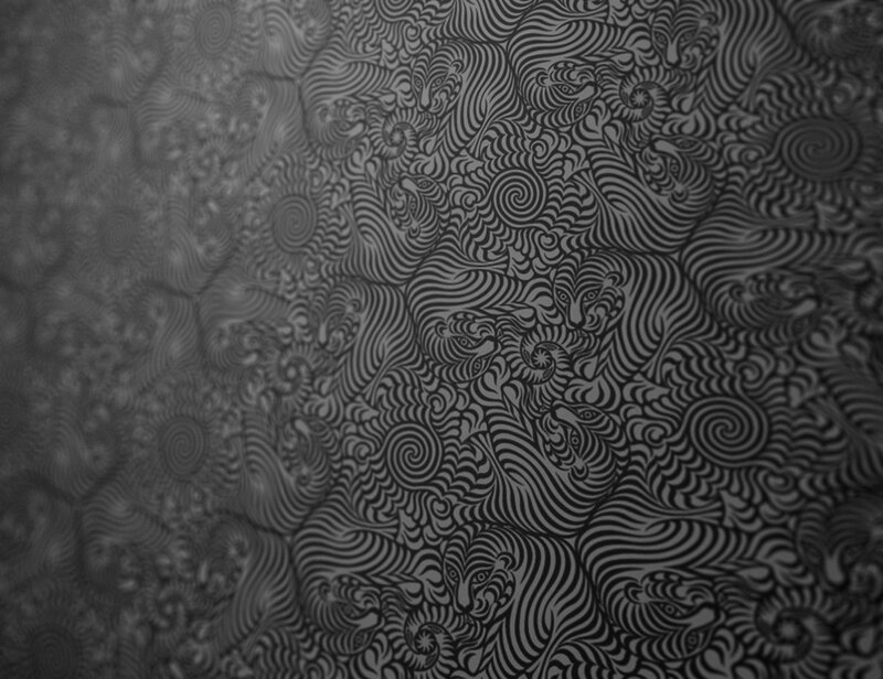 Abstract tiger pattern design