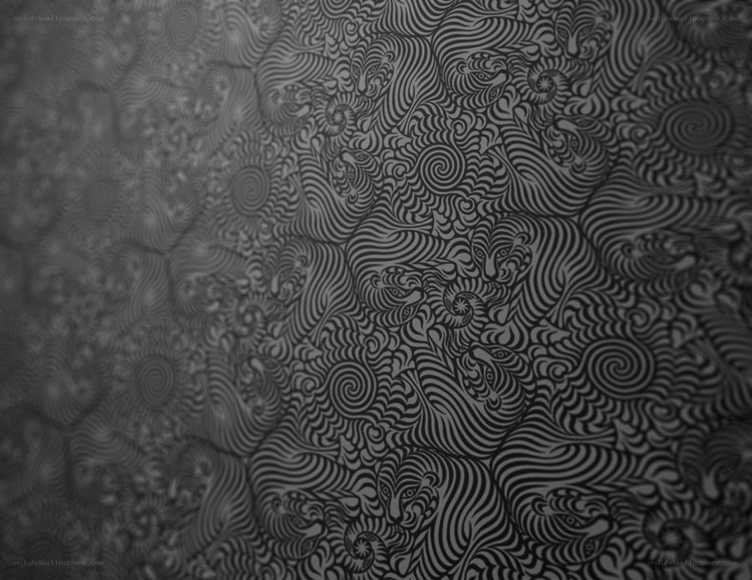 Abstract tiger pattern design