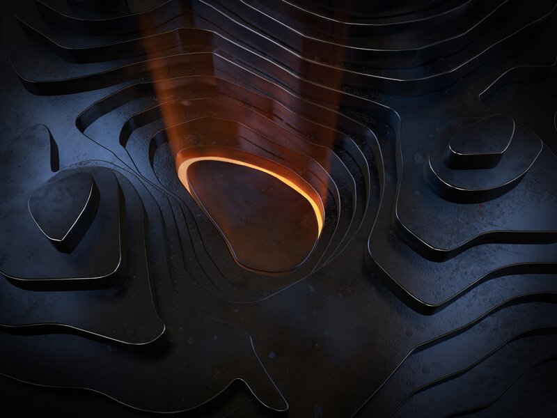 Abstract Topographic Design