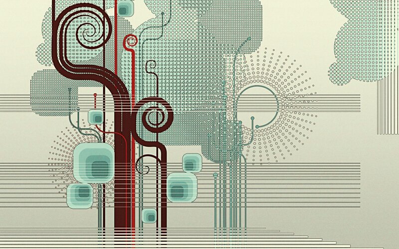 Abstract Tree Design — Brown, Calm