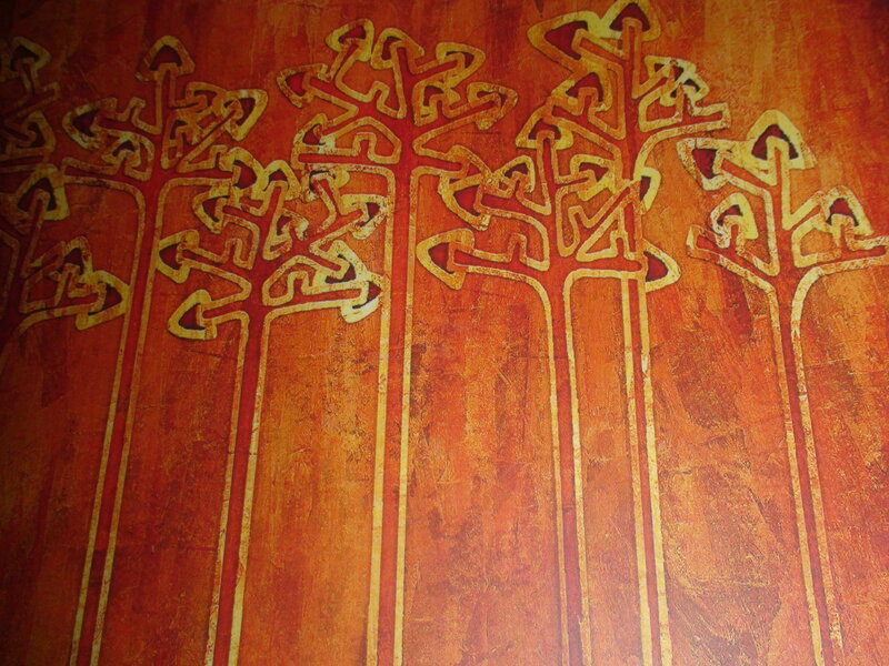 Abstract tree pattern artwork