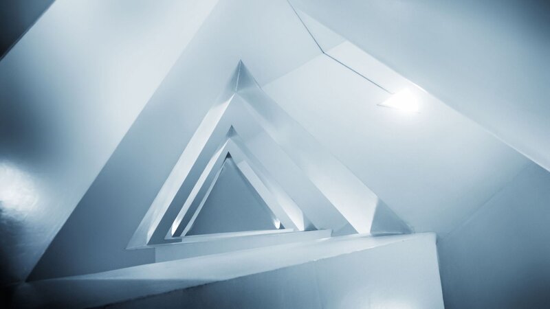 Abstract triangular architecture